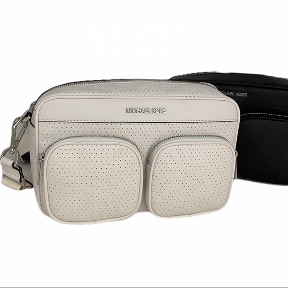 🌸Spring Sale🌸 Michael Kors Hanover LG Crossbody Vegan Faux White 35S0SU8C3L - Picture 8 of 12